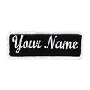 Custom Embroidery Sweable Applique Name Patch for Jackets Bags Clothes Tshirt - 4 X 1.5 (Inch)
