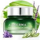 ALODERMA Brightening Eye Cream, 25g, Made with 87% Pure Organic Aloe Juice, All Natural Ingredients, Aloe Based Eye Cream with Brightening