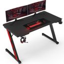 Guiji Mesa de juego 120 cm escritorio de juego mesa de computadora para gamers
