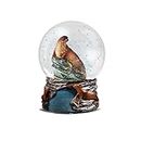 Water Globe - Robben von Deluxebase. Robben Schneekugel mit Harzfigur und geformter Basis. Tolle Wohndekoration, Ornamente und Geschenke.