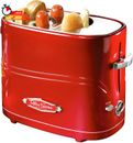 2 Slot Hot Dog and Bun Toaster with Mini Tongs, Retro Toaster, Cooker That Works
