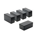 LeMotech 5 Pieces Small Plastic Project Boxes Junction Case for Electronic Project, Black (2.4" x 1.4" x 1")