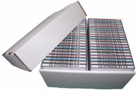 CD Storage Box Case Unit Organiser INCLUDING Lid **5 Pack Deal** Holds 40 Cd's