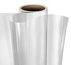 VViViD Clear Self-Adhesive Lamination Vinyl Roll for Die-Cutters and Vinyl Plotters (12" x 30ft)