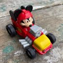 Disney Toys | Disney Mickey And The Roadster Racers Mickey's #28 Turbo Race Car | Color: Red | Size: Small Figurine