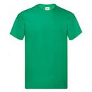 Fruit of the Loom Mens Original Short Sleeve T-Shirt - Kelly - Green - M