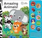 Baby Einstein - Amazing Animals! Listen and Learn - 10-Button Sound Book - PI Kids (Play-A-Sound)
