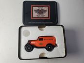 Ertl Harley Davidson 1932 Ford Panel Delivery Truck Dime 4" Coin Bank Motorcycle