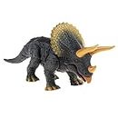 Luwecf Electronic Dinosaur Toys RC Walking with Flashing Sounds Robot for Boys, Triceratops