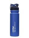 Contigo Free Flow stainless steel drinks bottle, 100 % leakproof, large BPA-free insulated thermal water bottle, keeps drinks cold for up to 29 hours, premium outdoor insulated sports bottle, 700 ml