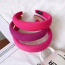 Rose Pink Series Sponge Headbands For Women Thin Wide Girls HairbandsHead Hoop