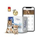 FeTaca® Smart Bell Shaped Pet GPS Tracker for Dogs, Cats & Other Animals with Lifetime FreeTracking Platform & 1 Year Data SIM Subscription