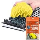 LAZI Multipurpose (Yellow Pack of 1) Keyboard PC Laptop Car AC Vent Interior Dust Cleaning Gel Jelly Detailing Putty Cleaner Kit Universal Electronic Product Cleaning Kit 100gm