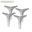 JKGHK Furniture Legs-Modern Style Furniture Sofa Legs, MetalTriangle Feet for Table Cabinet Cupboard Sofa Couch Chair etc.(4pcs)