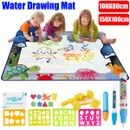 150/100cm Large Magic Water Drawing Painting Mat Kids Aqua Doodle Board Toy Gift
