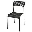 Ikea ADDE Polypropylene plastic Chair, Black