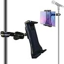 Etubby 4-12.5 Inches Music/Microphone Stand Tablet Holder Aluminum Alloy Phone Cradle Mount for Apple iPhone iPad, Google Nexus, Galaxy Tab and Any Other 4-12.5 Smartphones & Tablets