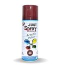 just spray Acrylic Spray Paint Gloss Finish Multipurpose Spray Paint | DIY, Quick Drying Good finish for Metal, Wood, and Walls 400ml (Cherry Red)