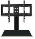 Soporte de TV de vidrio de alto brillo negro para Sony KDL32W705C mesa de repuesto