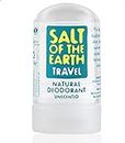 Salt Of The Earth Natürlicher Deo-Kristall In Reisegröße, Geruchlos, Ohne Parfüm - Vegan, Langanhaltender Schutz, Ohne Tierversuche - 50 g