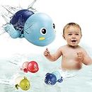 Wembley Swimming Turtle Bath Toys for Toddlers Kids Cute Floating Wind Up Water Toys for Babies 1 2 3 4 5 Years Boy Girl New Born Baby Bathtub Pool Toys Gift for Baby, Pack - 1