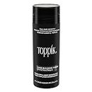 TOPPIK Hair Building Fibers for Instantly Fuller Hair, Black, 27.5 g, Fill In Fine or Thinning Hair, Instantly Thicker Looking Hair, Multiple Shades for Men & Women