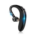 ALM S109 Bluetooth Head Set Wireless Head Phone Stereo Ear Hook Support Handsfree Call Music Playback NFC Battery Display Compatible for Android.