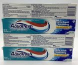 Pack of 4 Aquafresh Extra Fresh+Whitening Toothpaste 3.0oz Travel Size Exp 08/23