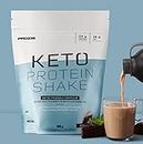 Prozis Keto Protein Shake 500 gr - proteine adatte ad una dieta chetogenica, multi gusti (cioccolato)