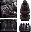 GSDOMJ Car Seat Covers Fit For Tiguan Limited 2017-2018 Universal Car Accessories Parts,Black