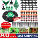50M Hose Garden Irrigation System with Timer Plant Watering Micro Drip Kits DIY