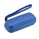 AGPTEK Carrying Case, EVA Zipper Carrying Hard Case Cover for Digital Voice Recorders, MP3 Players, USB Cable, Earphones-Bose QC20, Memory Cards, U Disk, Blue