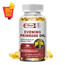 Aceite de onagra de noche 1300 mg cápsulas ácidos grasos esenciales naturales y antioxidantes