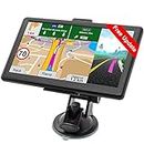 GPS Navigation for Car Truck Navigator 7 Inch Navigation System with 2023 America/CA/MX Offline Maps, Free Lifetime Map Updates, Voice Guidance, Drive Alerts, Touchscreen Vehicle GPS for RV