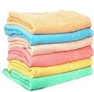 Ayus Cotton Hand Towel 450 GSM, Multicolour Ultra Soft and Super Absorbent (Set of 6)