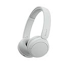 Sony WH-CH520 Wireless Bluetooth Headphones - Up to 50 Hours Battery Life with Quick Charge Function, On-Ear Model - White