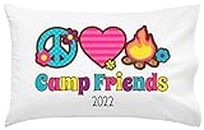 2024 Peace Love Fire Camp Autograph Pillowcase | Autograph Summer Camp Pillowcase | Sleepaway Camp Pillow Cover