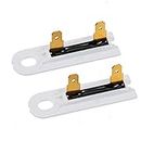 3392519 Dryer Thermal Fuse Thermofuse Replacement Part Compatible for Whirlpool, Kenmore, KitchenAid, Roper,Admiral, Estate, Inglis, Crosley, Maytag, Amana, Magic Chef- PACK OF 2