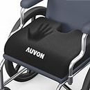 AUVON Wheelchair Seat Cushions (18"x16"x3") for Sciatica, Back, Coccyx, Pressure Sore and Ulcer Pain Relief, Memory Foam Pressure Relief Cushion with Removable Strap, Breathable & Waterproof Fabric
