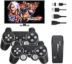 (4K HD Video Game) Wireless Console Game Stick Video Game Console Built-in 15000+ 4k Ultra HD Games in 64G in Card, 9 Emulator Console, HDMI Output TV Video Game Console