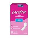 Carefree Panty Liners, Long Liners, Unwrapped, Unscented, 92ct (Packaging May Vary)