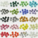 100Pcs Czech Crystal Rhinestones Pave Clay Disco Ball Round Spacer Bead DIY 10MM