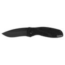 Kershaw Blur Assisted Folding Knife 3.4in 14C28N Black Ceracote Drop Point Blade Black 6061-T6 Aluminum/Trac-Tec Handle 1670BLK