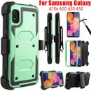 For Samsung Galaxy A10e A20s A30 A50 A01 A51 Shockproof Clip Holster Case Cover