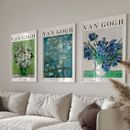 Poster Set, Wandbilder,3er Premium DIN A3, Ohne Rahmen, Van Gogh, PeraCreationss