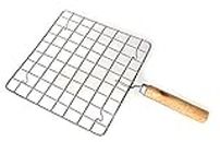 Neo Traders Hand Grill Bread Papad Roti Stand Roasting Rack (Square Shape)