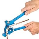 LORESO Tube Bender, 3 In 1 for 1/4" 5/16" 3/8" 0-180 Degrees Tubing Bending Tools- Manual Tubing Bender for Copper, Brass, Aluminum and Thin Steel Pipes