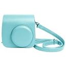 PU Leather Compact Case with Strap for Fujifilm Instax Mini 9/8 / 8+ (Ice Blue)