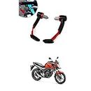 LOVMOTO Universal 7/8in 22mm Motorcycle Handlebar Lever Protectors Fit for Motorcycle Lever Guards, UniV-ersal Aluminum Alloy Brake and Clutch Lever Guards Red Comfortable with C-B Hor-net 160