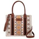 Wrangler Tote Bag for Women Western Shoulder Purses Boho Aztec Satchel Hobo Handbags WG2202-8120CF
